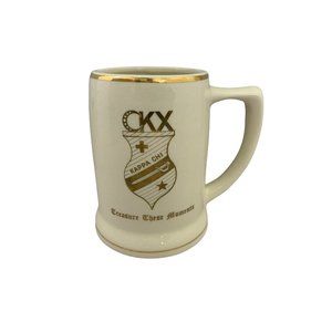 1960s Kappa Chi Fraternity "Treasure These Moments" LG Balfour Stein 4 7/8" Tall